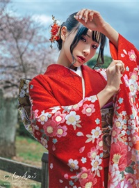 Rain waves_ HaneAme - NO.092 Crimson Kimono(19)